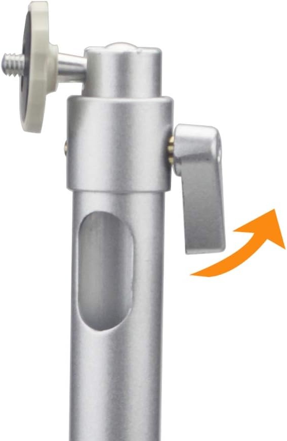 Beamer Plafondhouder Uittrekbaar 26-40 cm | Projectorhouder voor Mini Beamer Camera | Aluminium 5 kg | 360° Draaibaar 90° Kantelbaar 6.35mm Schroefgat