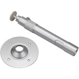Beamer Plafondhouder Uittrekbaar 26-40 cm | Projectorhouder voor Mini Beamer Camera | Aluminium 5 kg | 360° Draaibaar 90° Kantelbaar 6.35mm Schroefgat