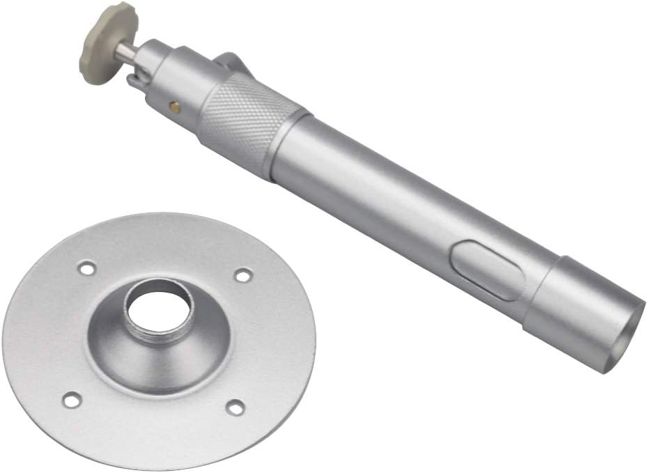 Beamer Plafondhouder Uittrekbaar 26-40 cm | Projectorhouder voor Mini Beamer Camera | Aluminium 5 kg | 360° Draaibaar 90° Kantelbaar 6.35mm Schroefgat