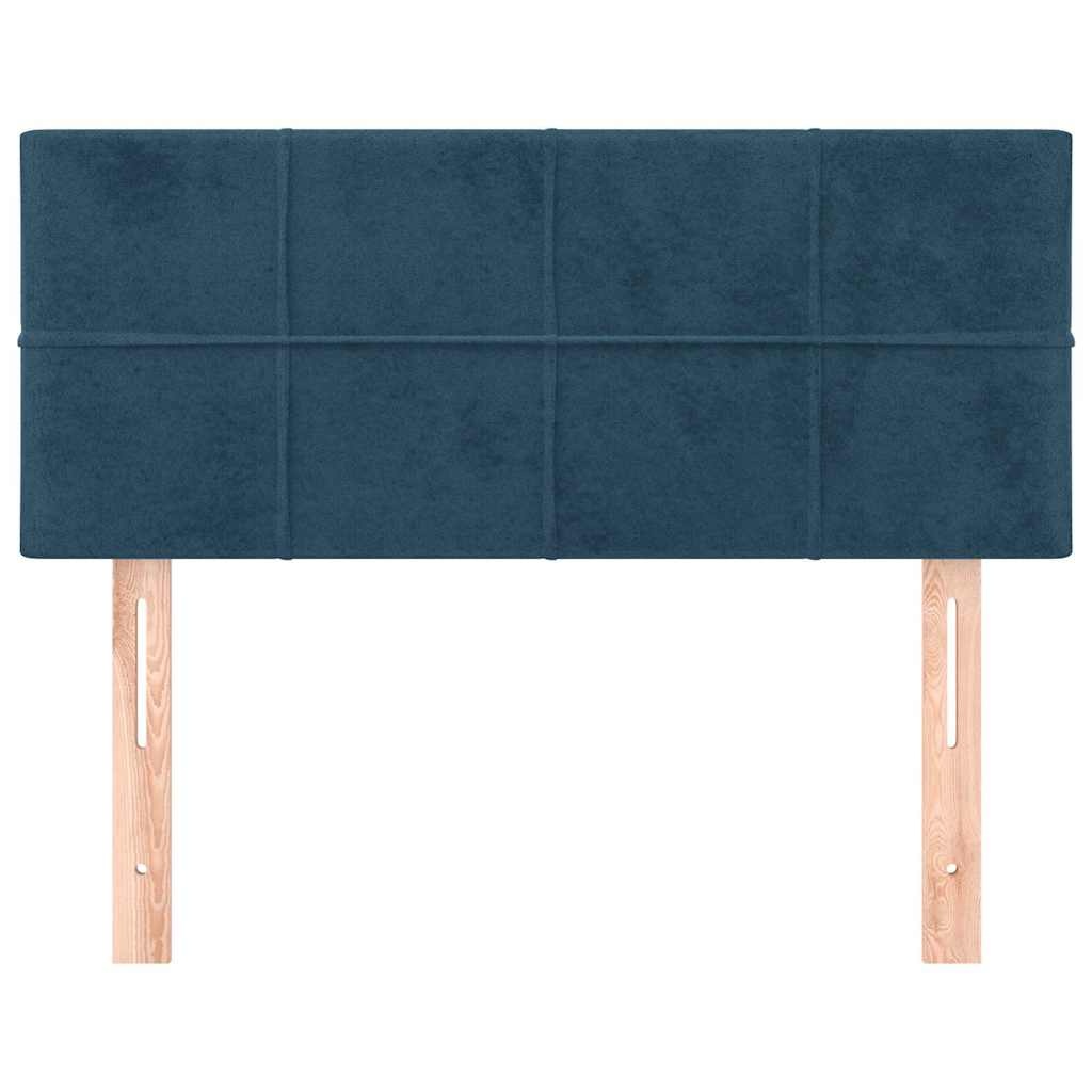 Hoofdbord Donkerblauw Fluweel 90x5x78/88 cm - 77% Korting