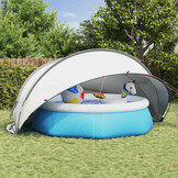 vidaXL Pooldome 472 x 460 x 229 cm 185T polyester met PU-coating