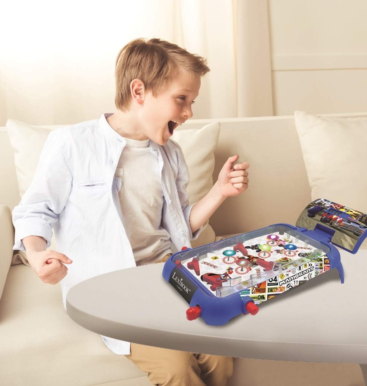 Lexibook Mario Kart Elektronische Flipperkast - 39,3 x 26 cm - Rood/Blauw