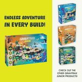 Ravensburger Verlag GmbH Ravensburger GraviTrax Junior Starterset XXL - Uitbreidbare knikkerbaan voor kinderen, knikkerbaan gemaakt van milieuvriendelijke materialen met themawerelden, educatief speelgoed en constructiespeelgoed vanaf 3 jaar