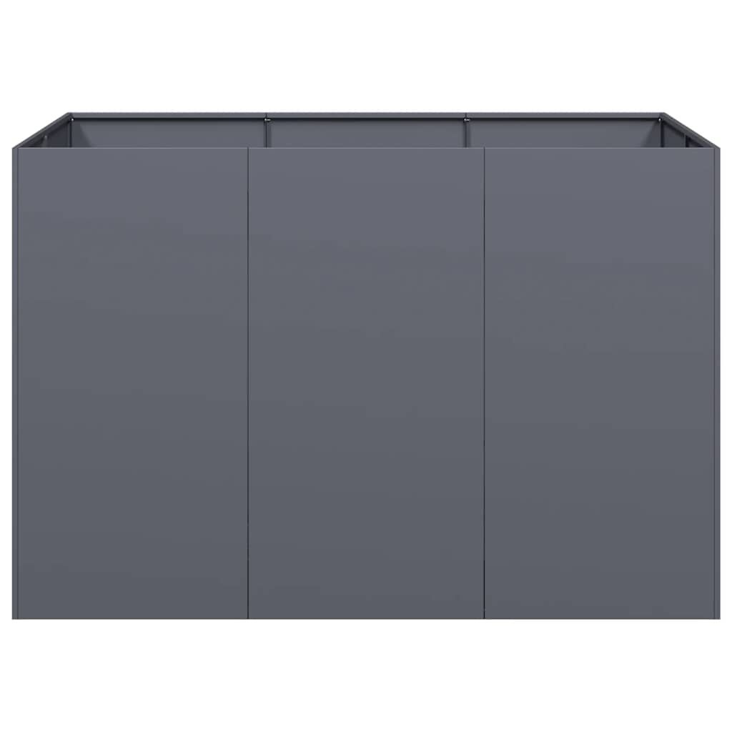 Plantenbak Staal Antraciet 120x80x80 cm - 35% Korting