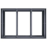 vidaXL Plantenbak 120x80x80 cm staal antracietkleurig