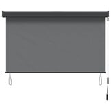 vidaXL Rolgordijn Lichtgrijs 60 x 250 cm Stof en Aluminium