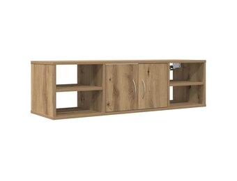 vidaXL Wandkast 101x30x29 cm bewerkt hout artisanaal eikenkleurig