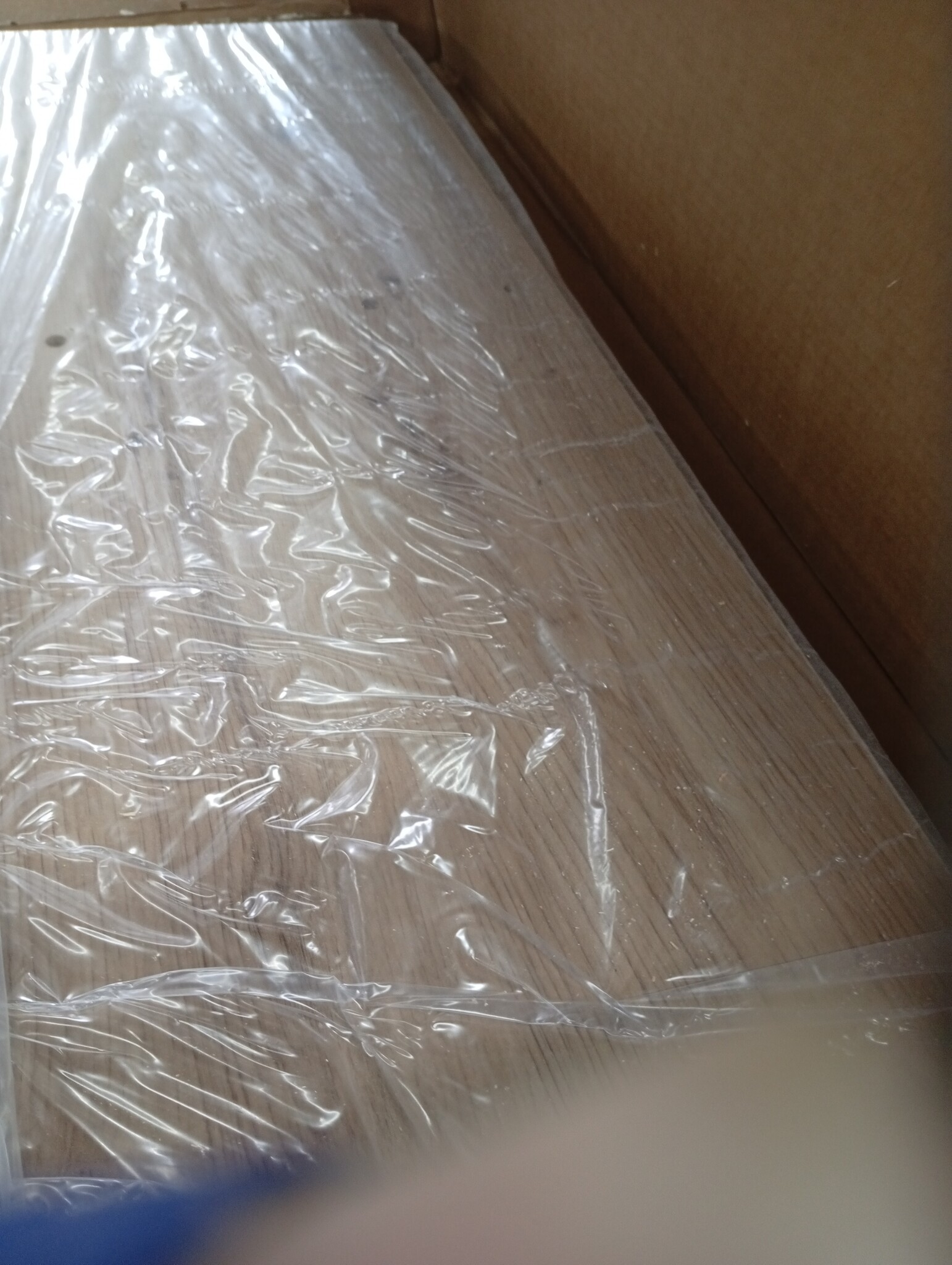 vidaXL Wandkast 101x30x29 cm bewerkt hout artisanaal eikenkleurig