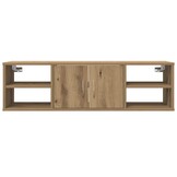 vidaXL Wandkast 101x30x29 cm bewerkt hout artisanaal eikenkleurig
