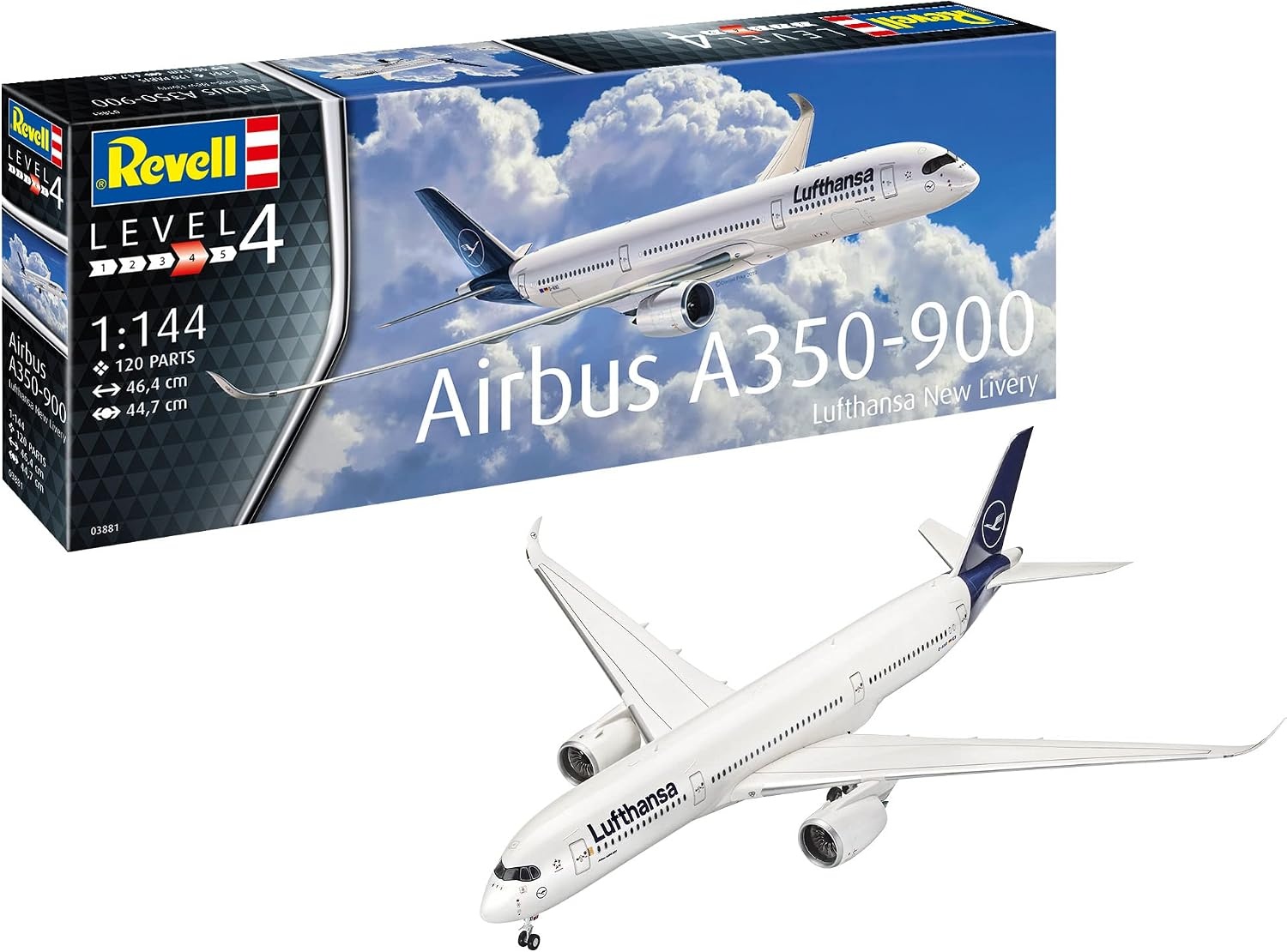 Revell Airbus A350-900 Lufthansa New Livery Modelbouwset 1/144