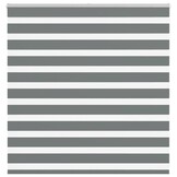 Donkergrijs Zebra Rolgordijn 140x100cm - 33% Korting!