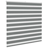 Donkergrijs Zebra Rolgordijn 140x100cm - 33% Korting!
