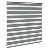 Donkergrijs Zebra Rolgordijn 140x100cm - 33% Korting!
