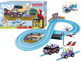Carrera First Bluey & Bingo Racebaan - 2,4 meter - Meerkleurig