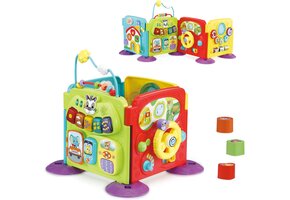 4-in-1 Baby Activiteiten Speelgoed - 3-36mnd | Piano, Telefoon, Tandwielen - 56% Korting