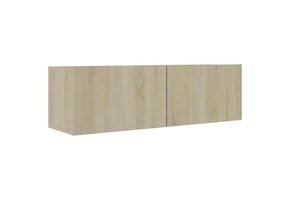 Tv-meubel 100x30x30cm Bewerkt Hout Sonoma Eiken - 33% Korting