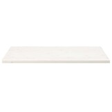 vidaXL Tafelblad rechthoekig 110x60x2,5 cm massief grenenhout wit
