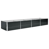 Verhoogde Plantenbak Staal Antraciet 320x80x45 cm - 34% Korting!