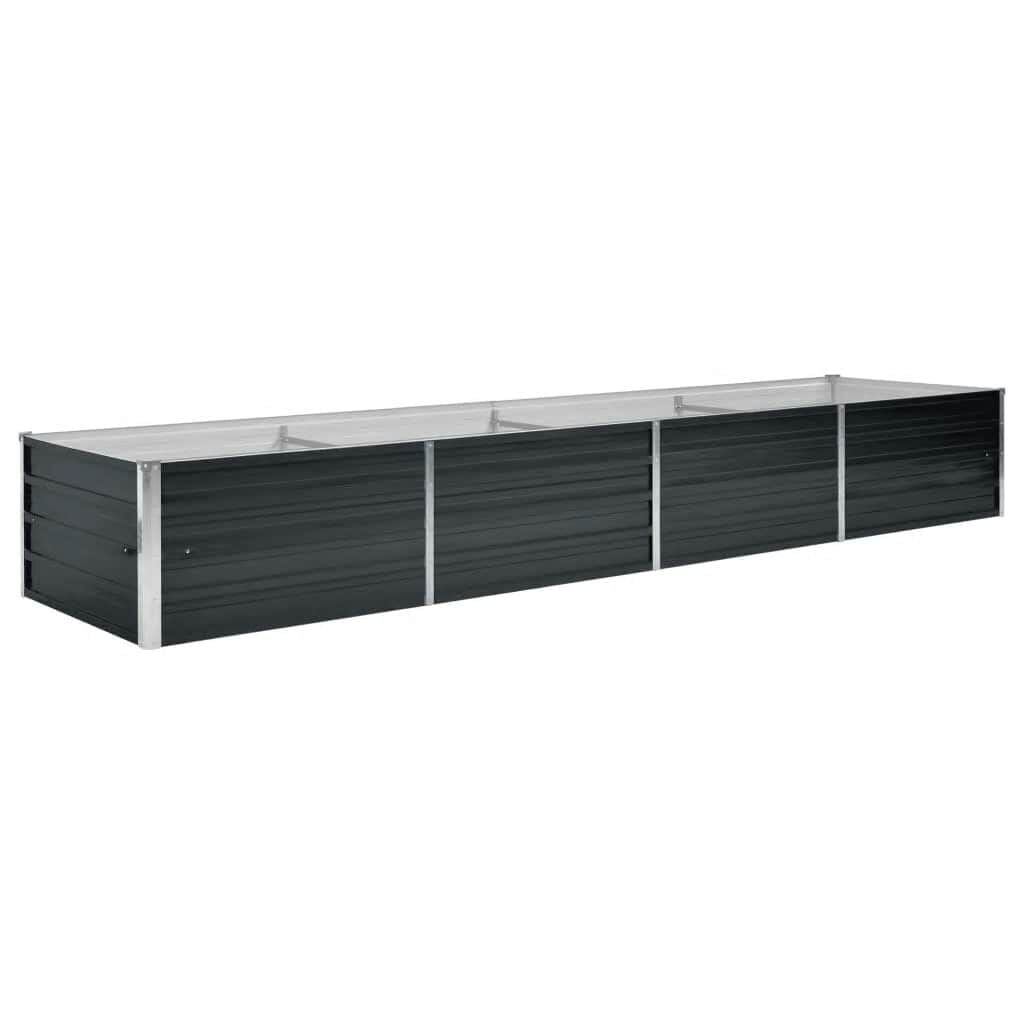 Verhoogde Plantenbak Staal Antraciet 320x80x45 cm - 34% Korting!