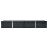 Verhoogde Plantenbak Staal Antraciet 320x80x45 cm - 34% Korting!