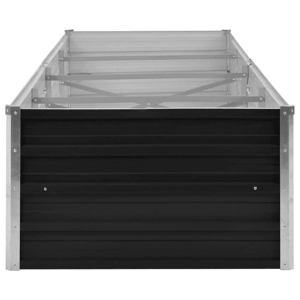Verhoogde Plantenbak Staal Antraciet 320x80x45 cm - 34% Korting!