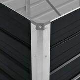 Verhoogde Plantenbak Staal Antraciet 320x80x45 cm - 34% Korting!