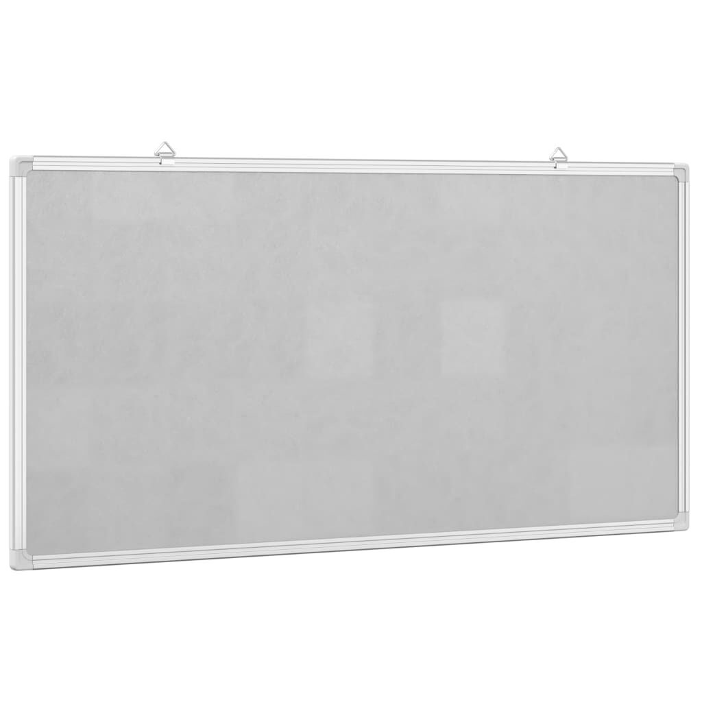 vidaXL Whiteboard magnetisch 100x50x1,7 cm aluminium