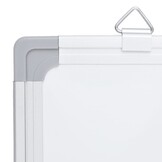 vidaXL Whiteboard magnetisch 100x50x1,7 cm aluminium