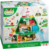 Klorofil - De Gla Resort dennenboom – speelgoed voor kinderen – skigebied – verzint je verhalen – miniatuurwereld – Klorofil universum – 1 figuur en 9 accessoires inbegrepen 700214