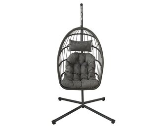 Inklapbare Hangstoel Egg Chair Grijs - 34% Korting!