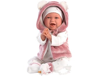 Llorens Mimi Babypop 42 cm met Roze Outfit en Accessoires