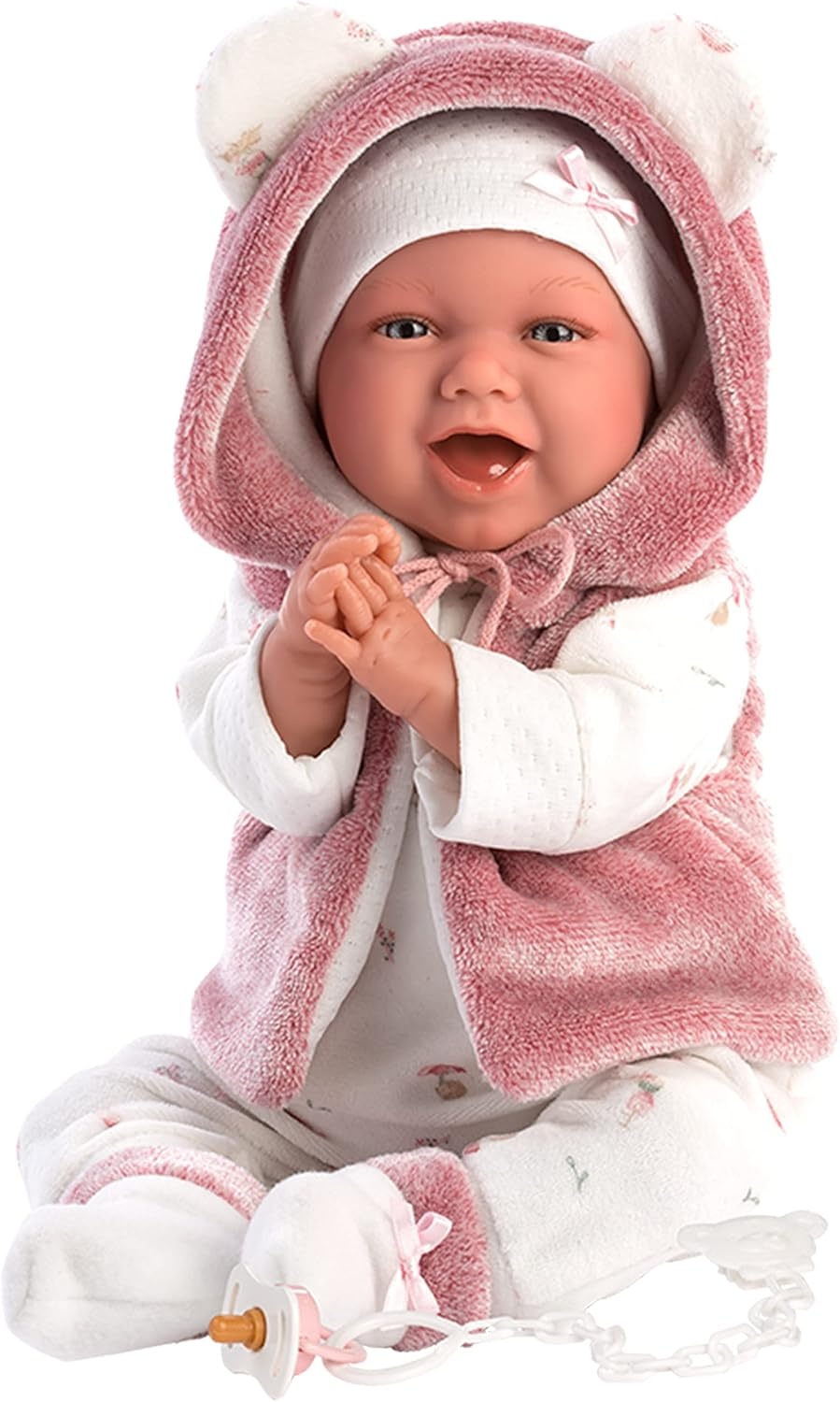 Llorens Mimi Babypop 42 cm met Roze Outfit en Accessoires