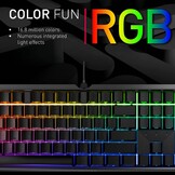 CHERRY MX BOARD 3.0 S Mechanisch Gaming Toetsenbord, QWERTZ, Aluminium, RGB, MX Silent Red, Zwart