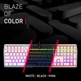 CHERRY MX BOARD 3.0 S Mechanisch Gaming Toetsenbord, QWERTZ, Aluminium, RGB, MX Silent Red, Zwart