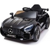 Elektrische kinderauto - Mercedes GTR AMG - 2x25W - zwart