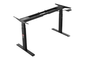 Elektrisch Bureauframe Dubbele Motor Zwart - 30% Korting
