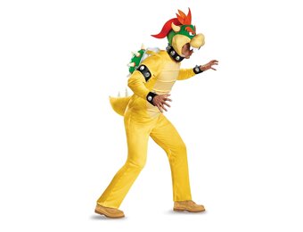 Disguise Bowser Deluxe Kostuum voor Heren - Maat XXL - Meerkleurig