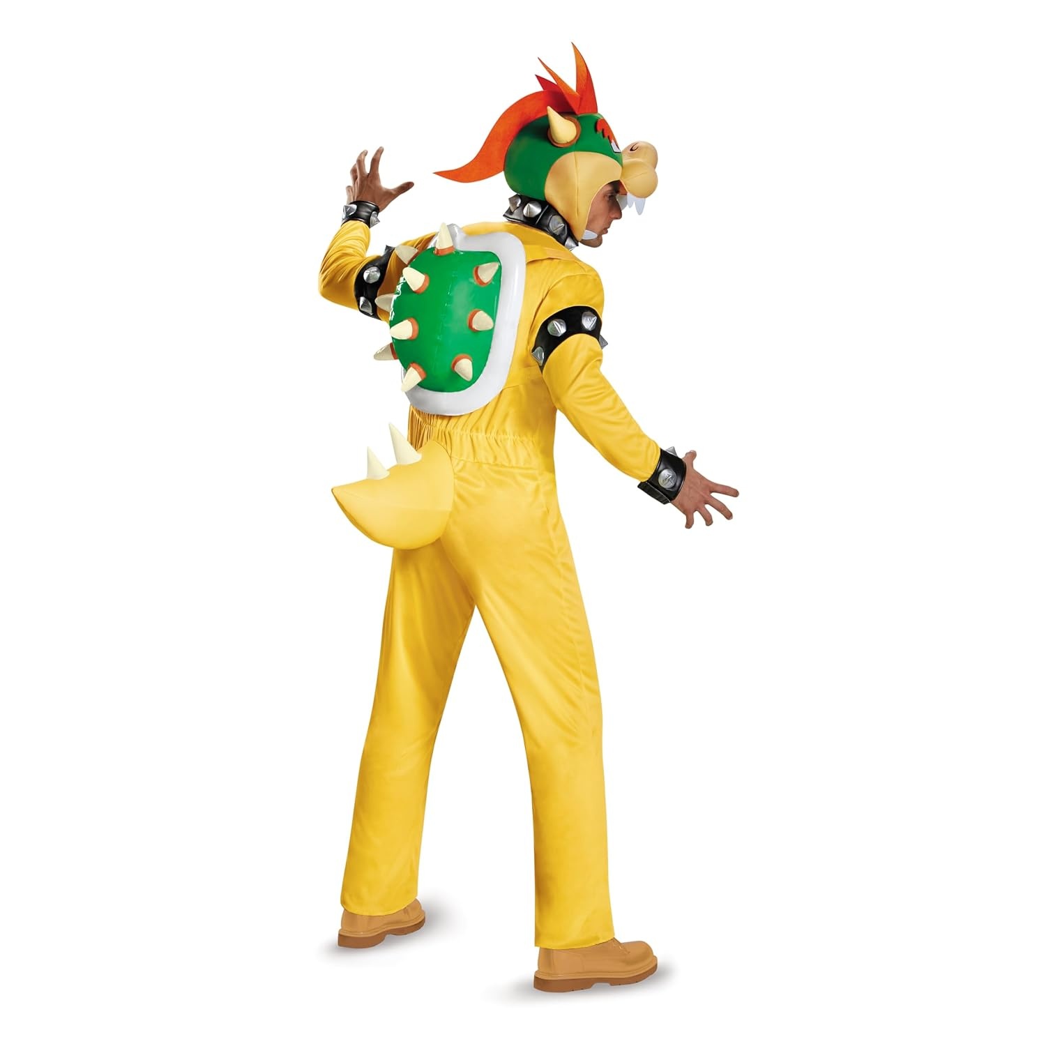 Disguise Bowser Deluxe Kostuum voor Heren - Maat XXL - Meerkleurig