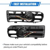 Grille Voorbumper met LED VW Golf (1997-2004) - 80% Korting