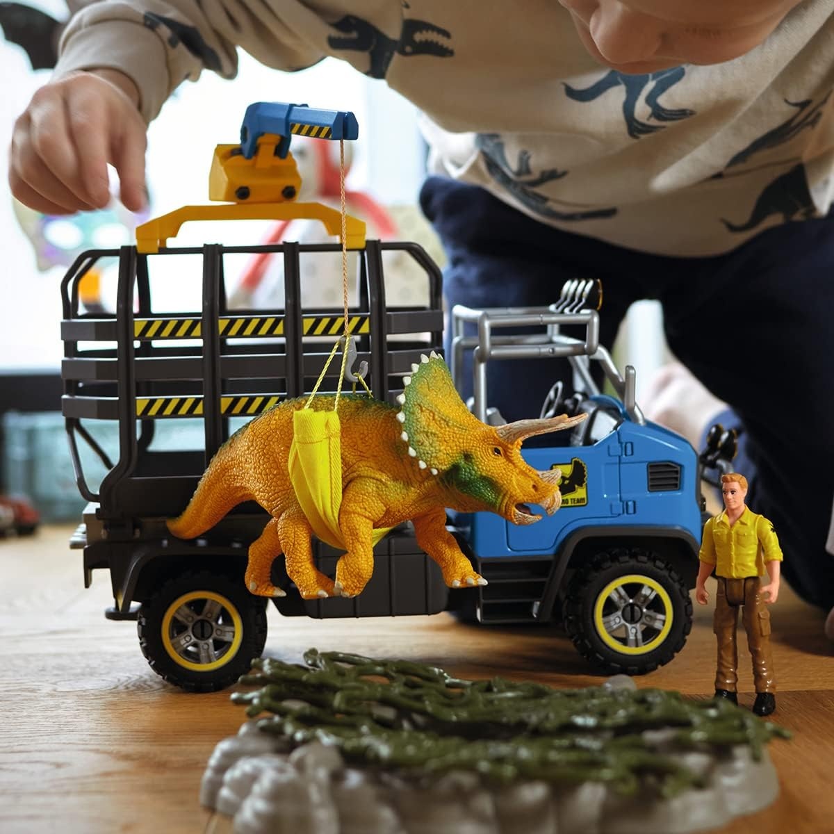 Dinosaurus Speelset Truckmissie 43-delig met Triceratops | Vanaf 4 Jaar | 34% Korting