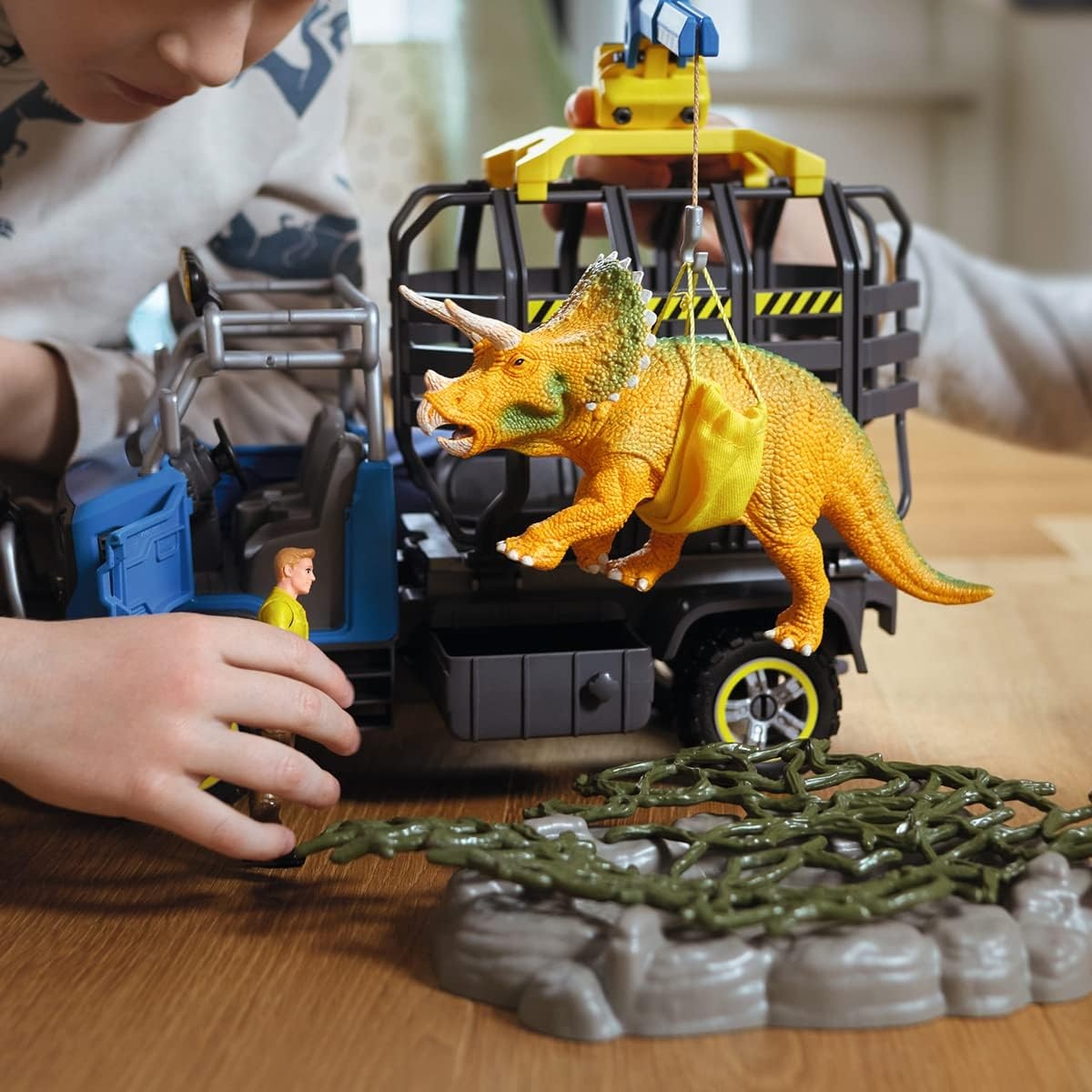 Dinosaurus Speelset Truckmissie 43-delig met Triceratops | Vanaf 4 Jaar | 34% Korting