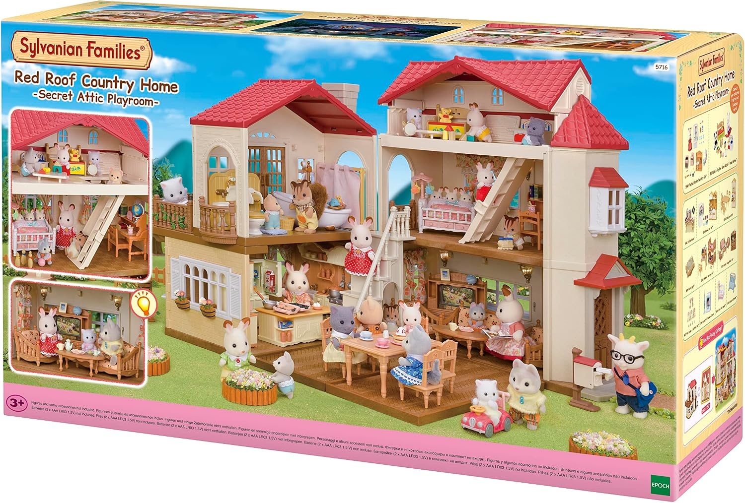 Sylvanian Families 5716 stadshuis met dakkamer