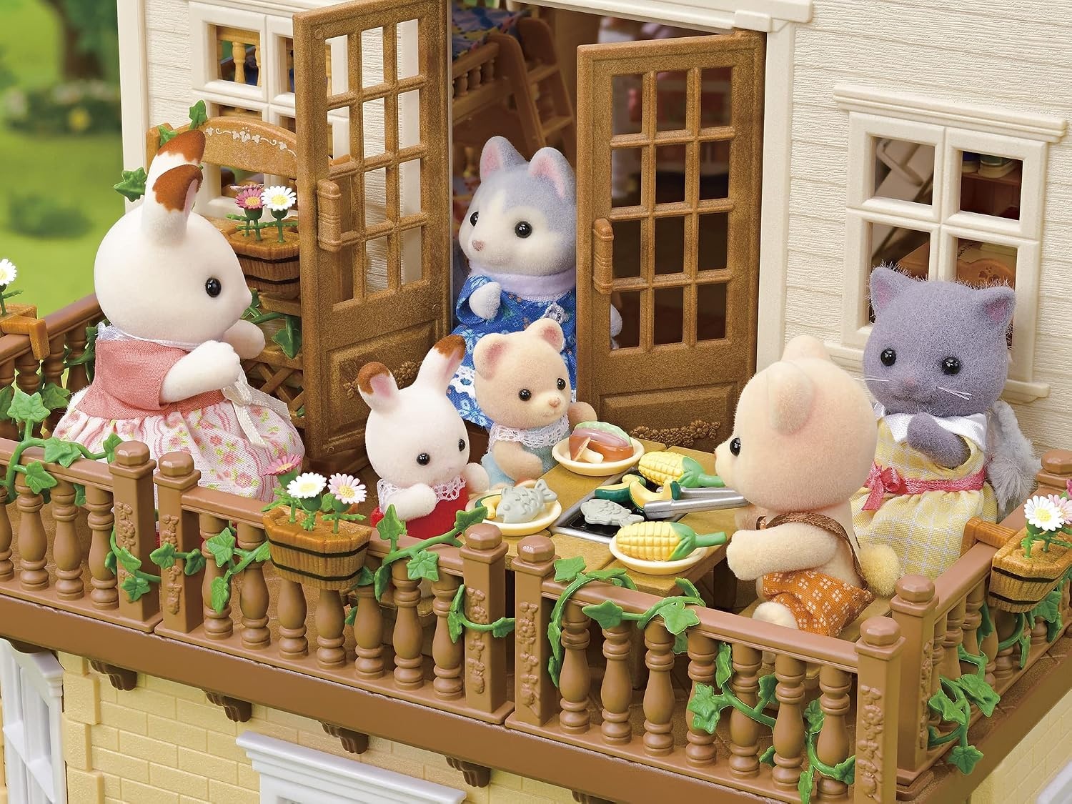 Sylvanian Families 5716 stadshuis met dakkamer