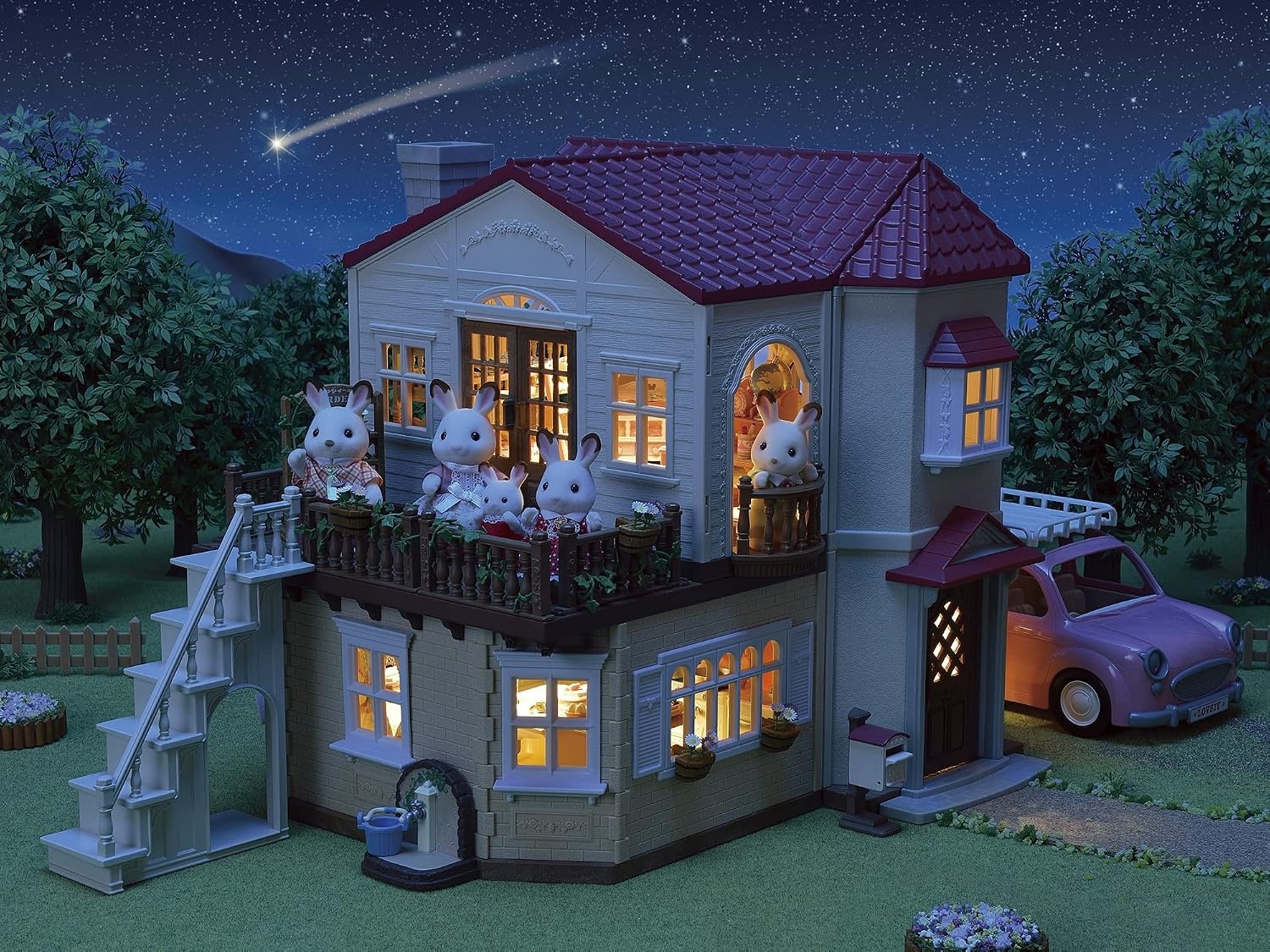 Sylvanian Families 5716 stadshuis met dakkamer