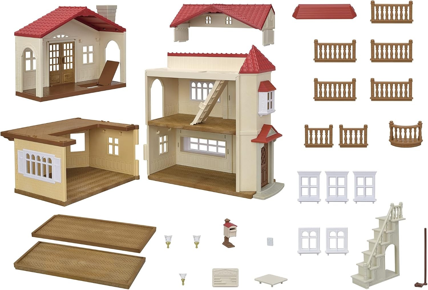 Sylvanian Families 5716 stadshuis met dakkamer