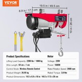 Elektrische Takel 1000kg - 59% Korting!