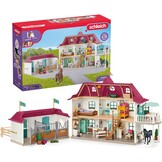 schleich HORSE CLUB | Paardenboerderij Lakeside 42551 | Set met huis, stal, 2 paarden, Hannah, haar ouders en accessoires | cadeau voor kinderen | paardenspeelgoed vanaf 5 jaar | 192-delig set