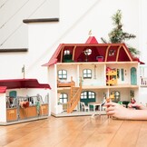 schleich HORSE CLUB | Paardenboerderij Lakeside 42551 | Set met huis, stal, 2 paarden, Hannah, haar ouders en accessoires | cadeau voor kinderen | paardenspeelgoed vanaf 5 jaar | 192-delig set