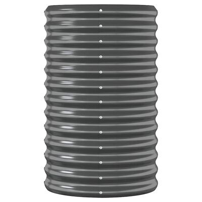 Plantenbak Staal Antraciet 224x40x68 cm - 34% Korting!