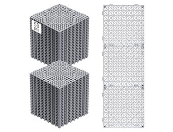 55 Antislip Drainagematten PVC 30x30 cm | 15mm dik | 30% Korting